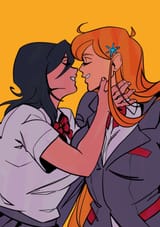 bleach orihime ryuko kiss