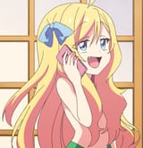 jashin on phone happy smile