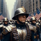 Soldiers in armor