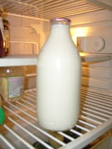 Dairy Crest Semi Skimmed Milk Bottle