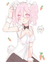 pino bunny cosplay carrots