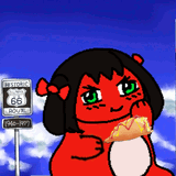ebil corndog gif