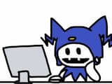 jack frost on his computer