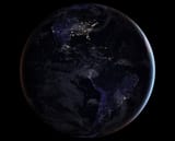 earth at night