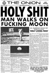 Man Walks On Moon