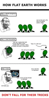 how flat earth works