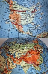 Soyuz Globus Map