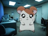 hamtaro at his 9 to 5
