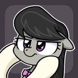 3511597__safe_artist-colon-sugar+morning_dj+pon-dash-3_octavia+melody_vinyl+scratch_earth+pony_pony_g4_angry_animated_bowtie_cheek+rub_cheek+squish_chubby+cheek