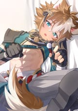 __gorou_genshin_impact_drawn_by_narshiyu__sample-e006a9fc68dd69464972d857048efe6e
