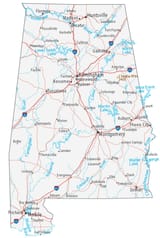 Alabama-Map