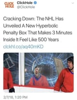 hyperbolic penalty box