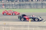 JGTC 1994 front row Porsche 962 and Ferrari F40