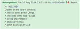 clinchster acceptability rankings