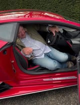 me getting in my car