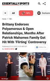 brittany mahomes endorses polyamory