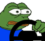 pepe-the-frog-driving