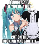 miku maid dress
