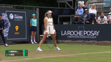 Mirra annoyed with the crowd