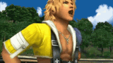Tidus laughs