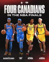 canadians in 2025 nba finals