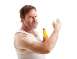 drunk-angry-man-threatens-hit-600nw-189515033