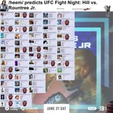 UFC Fight Night Hill vs. Rountree Jr. goof 1
