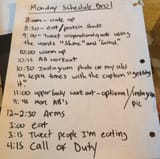 workout routine