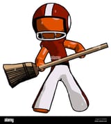 orange-football-player-man-broom-fighter-defense-pose-P69W8W