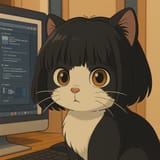 office cat ghibli