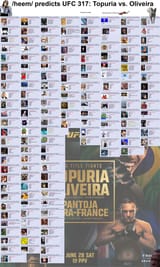 UFC 317 Topuria vs. Oliveira