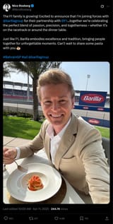 noseberg barilla tweet