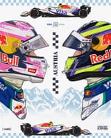 RB Austrian Grand Prix Poster 2025