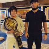 Khabib with Liliya Shakirova