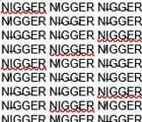 NI̸GGER
