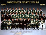 Minnesota North Stars 90-91 team picture