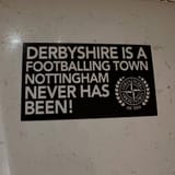 Derby County FC 🏴______spotted in London#footballstickers #footballstickersspotted #awaydays #casualfootball #ontour #football #stpauli #fcstpauli #saintpauli #bundesliga2 #againstmodernfootball #derby #derbycounty #derb