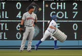 trash in the outfield
