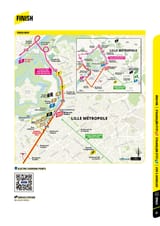 2025 - Tour de France - Stage 1 - Finish Map