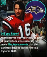 keanu reeves ravens qb