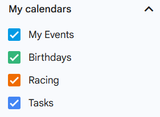 My Calendar