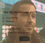 i live with the pain