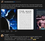 leon man in the arena
