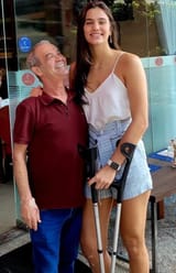 Júlia Kudiess lesionada