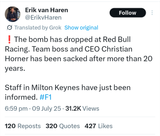Horner OUT