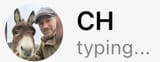 CH is typing...