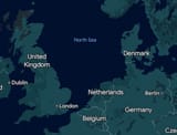 the Netherlands are between Denmark and the UK