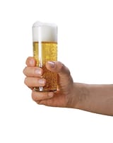 small foamy beer