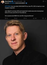 NEW PFL CEO