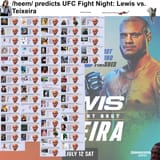 UFC Fight Night Lewis vs. Teixeira final goof